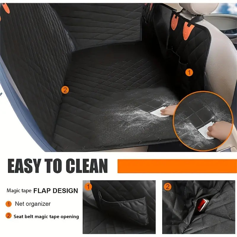 Waterproof Dog Seat Protector - Hard Base / Hammock